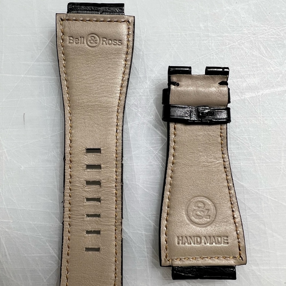 Bell and Ross strap BR-X2 GREY ALLIGATOR STRAP